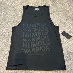 NWT Spiritual Gangster Men's Black Tank Top size Medium